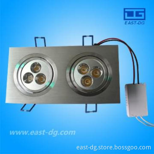 Qualified 2x3x1W Recessed Light, LED Downlight